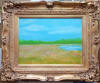 field and pond
